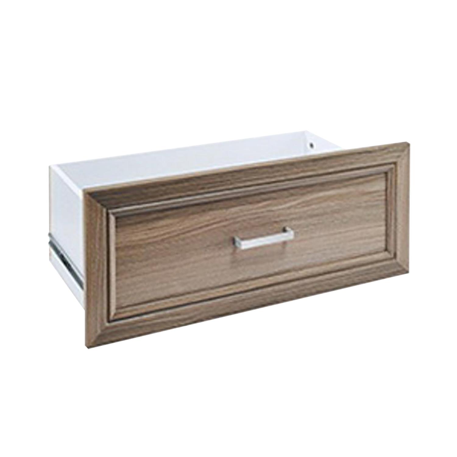 24-3/4" x 13" x 10" Gray Laminated Wood Deep Drawer