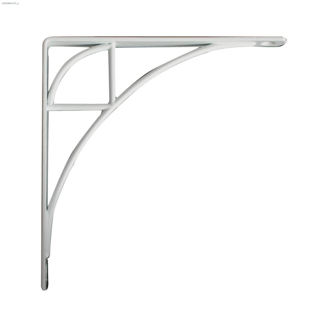8" White Oak Park Decorative Shelf Bracket
