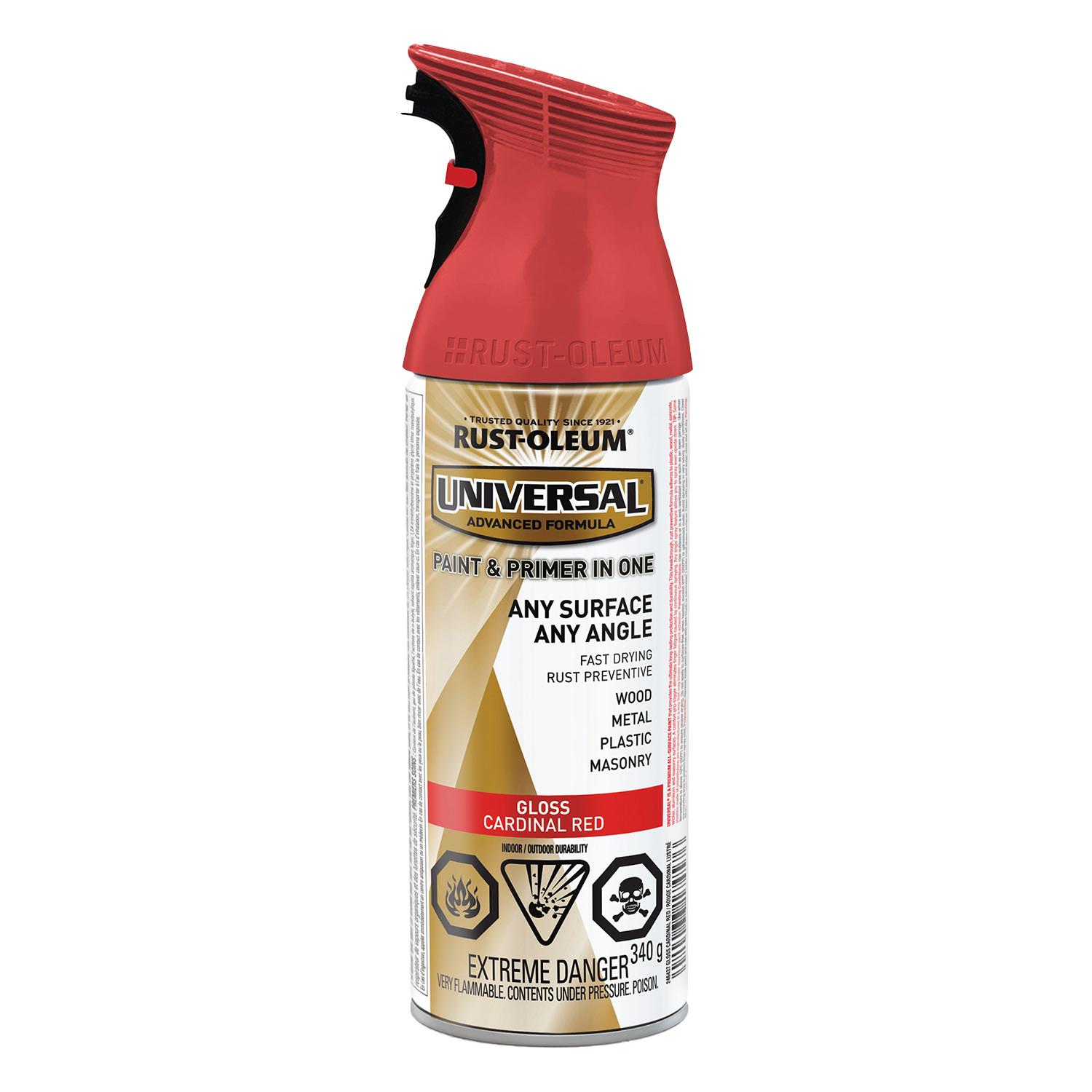 Universal Spray Paint-Gloss Cardinal Red 340g