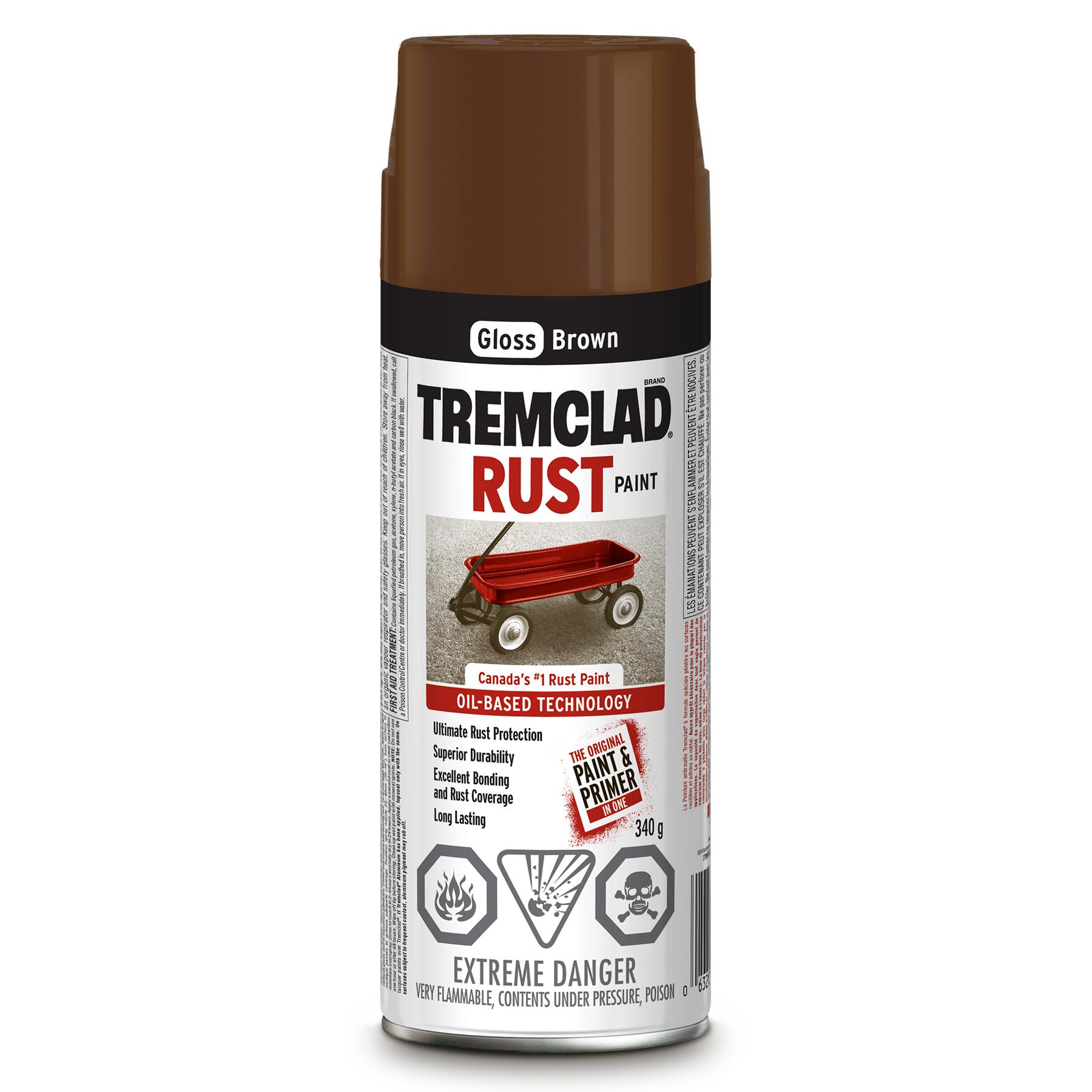 Tremclad Rust Spray Paint, Brown 340g
