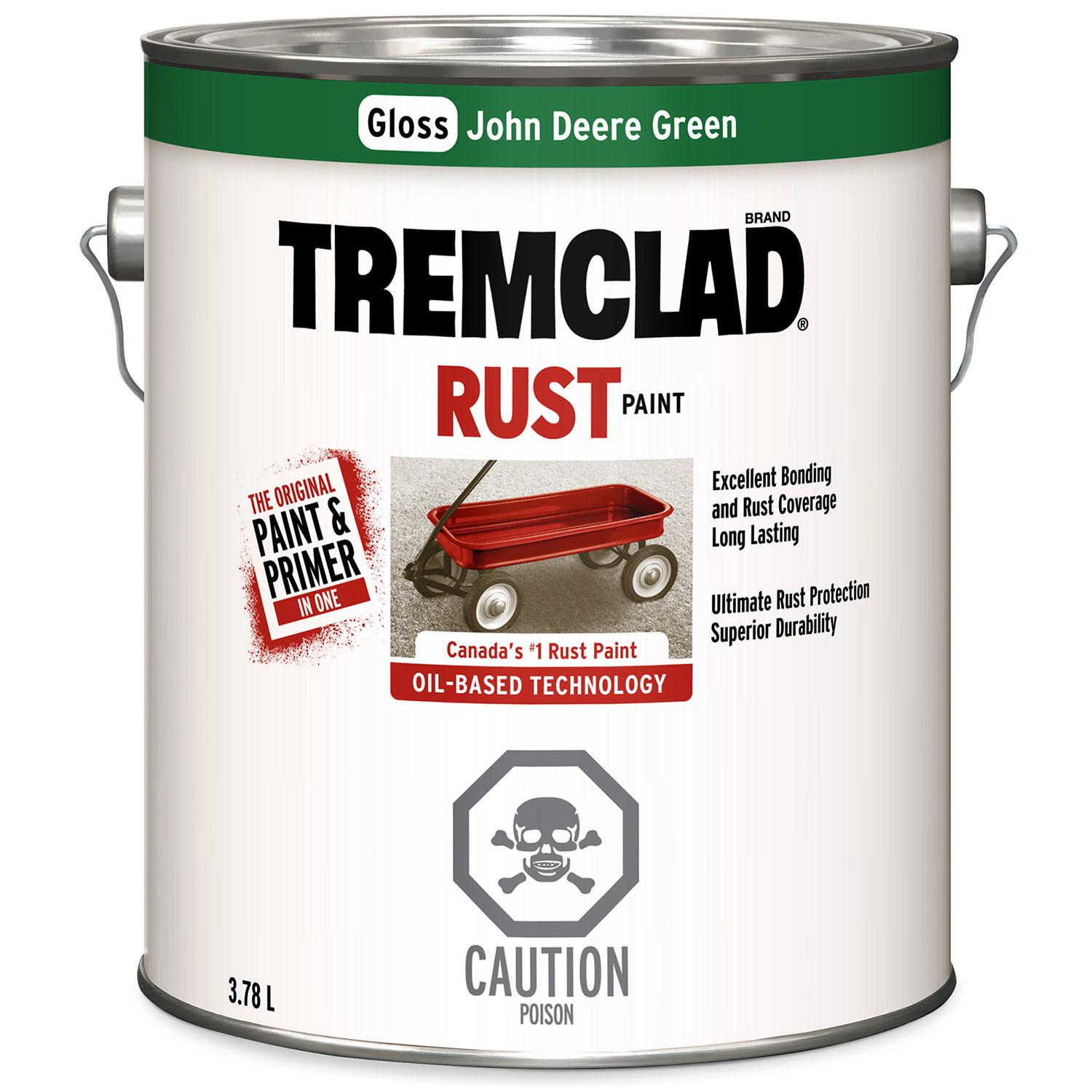 Tremclad 3.78 L Can Gloss John Deere Green Rust Paint