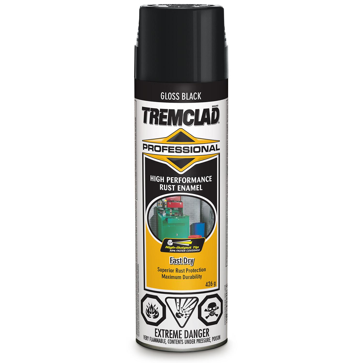 Tremclad Professional Rust Enamel-Gloss Black 426g