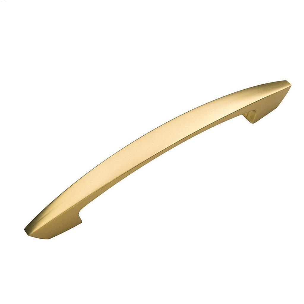 128 mm Flat Ultra Brass Velocity Cabinet Pull
