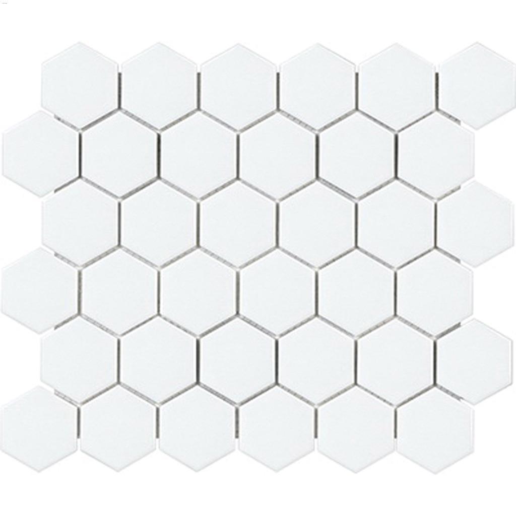 2" x 1/4" Soho Hexagon Mosaic