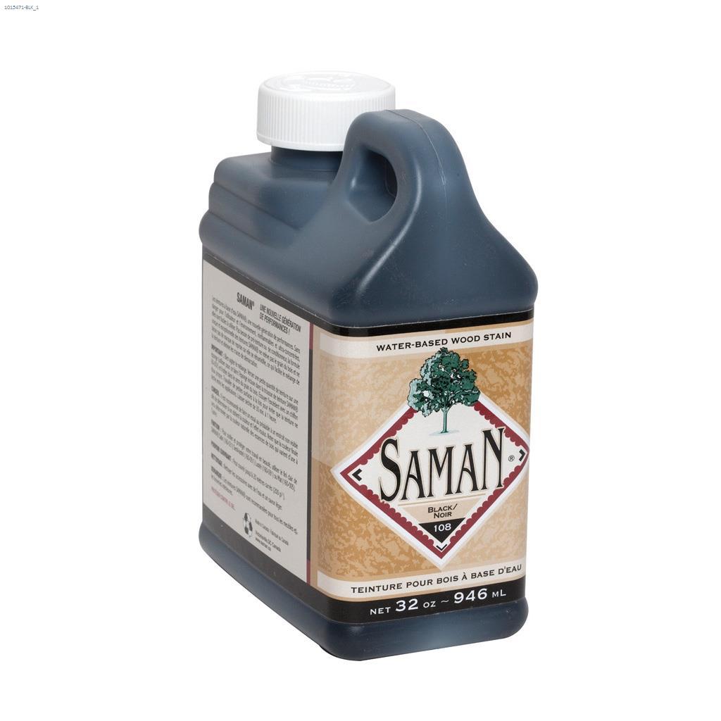 Water-Based Wood Stain Black 946mL