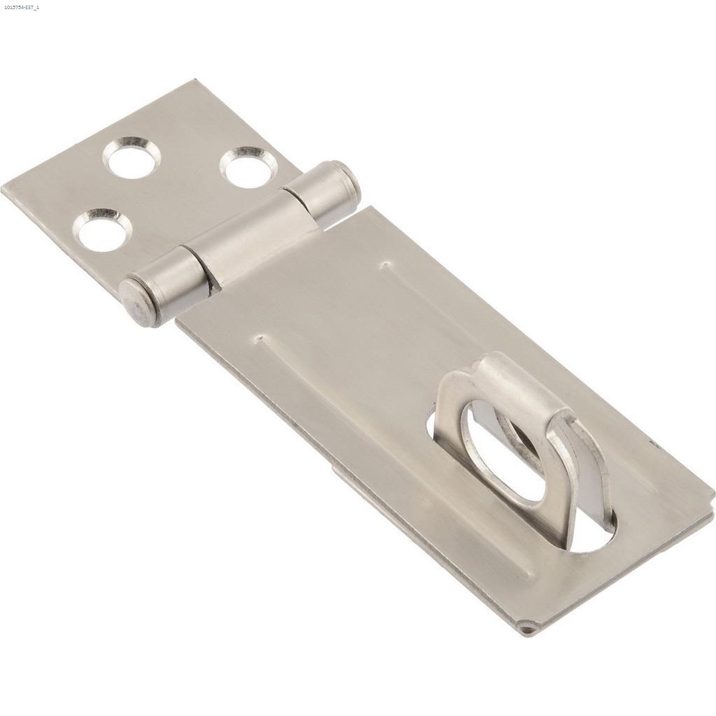 3-1/2" Stainless Steel Fixed Staple Safety Hasp