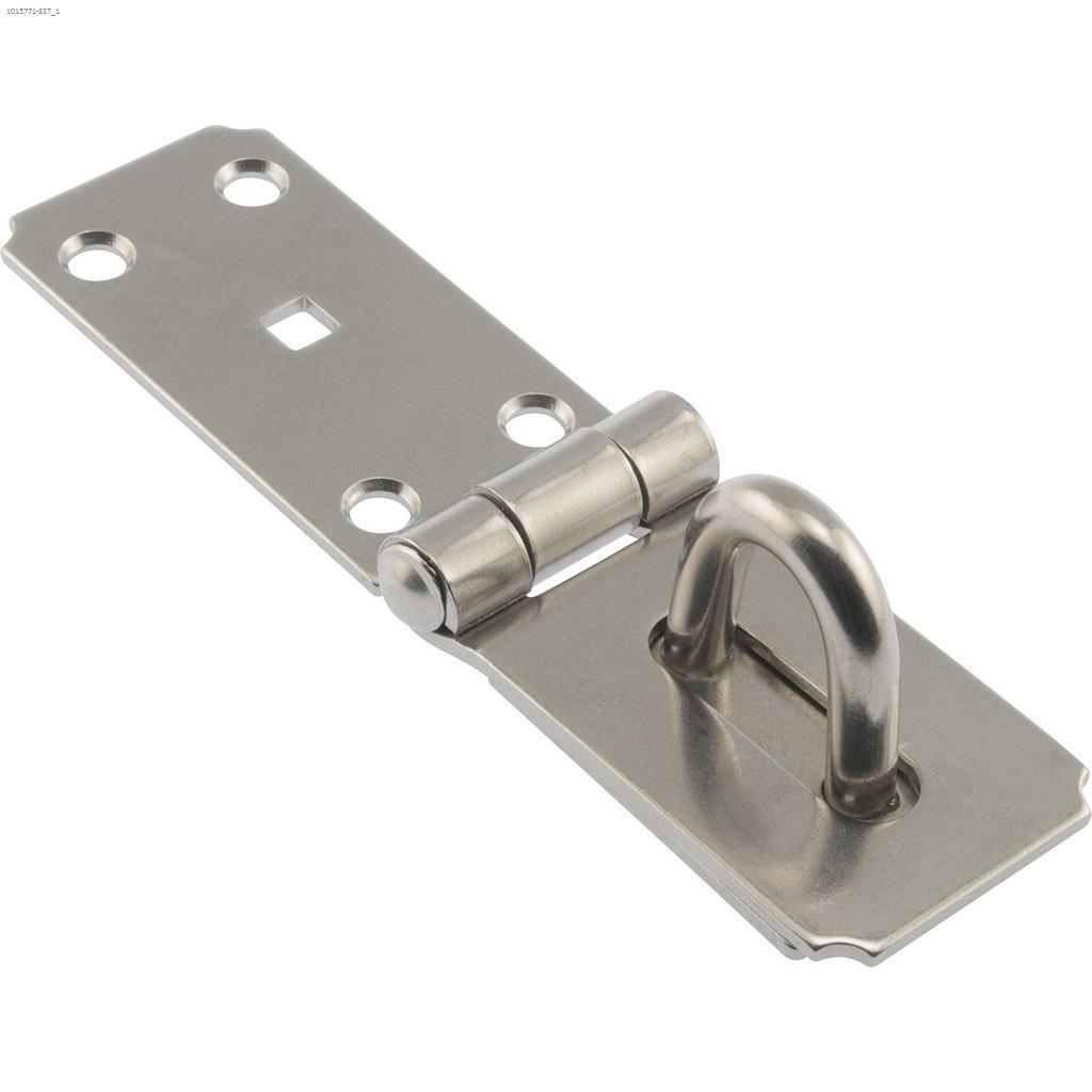 7-1/4" Stainless Steel Fixed Staple Safety Hasp
