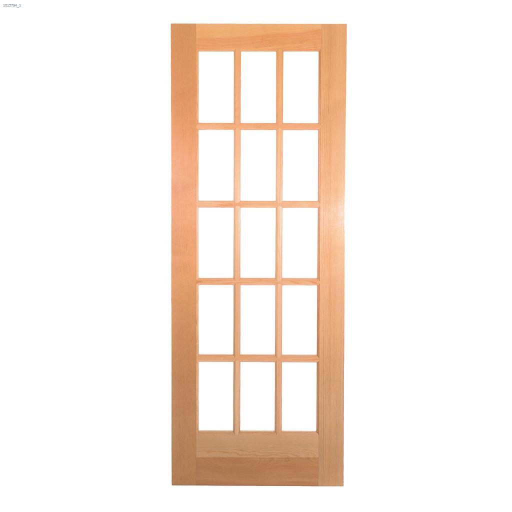 Porte-fenêtre en Pin Emboîtant