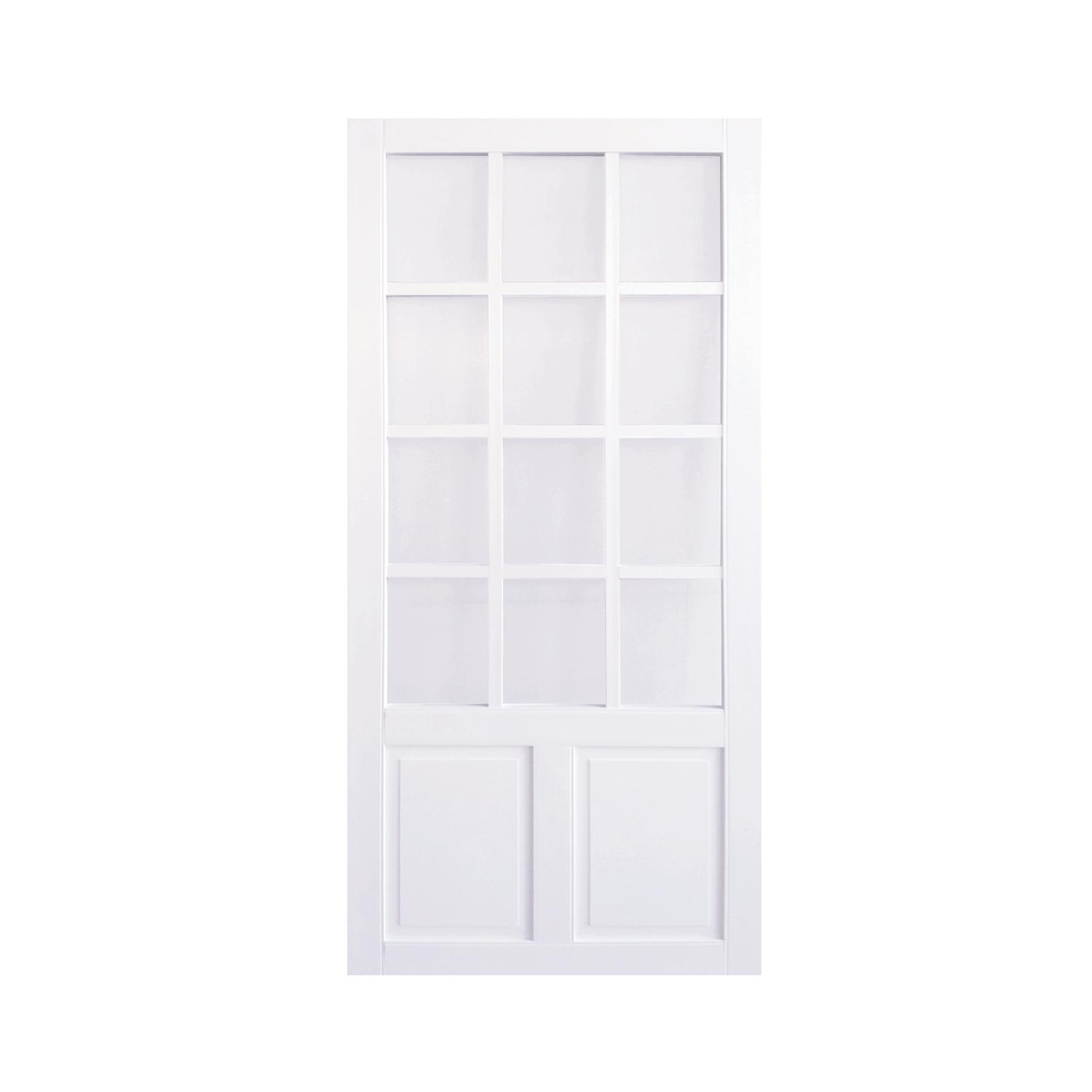 32" x 80" Vinyl 12-Lite Screen Door
