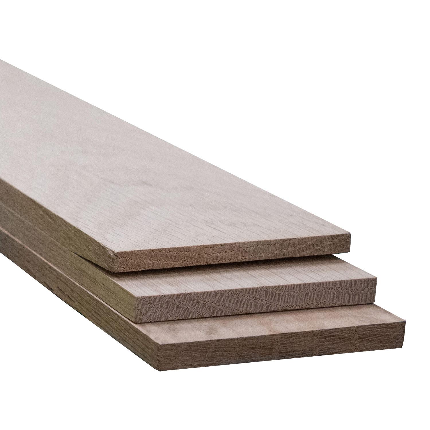 1/4 x 3 x 3' Oak Board
