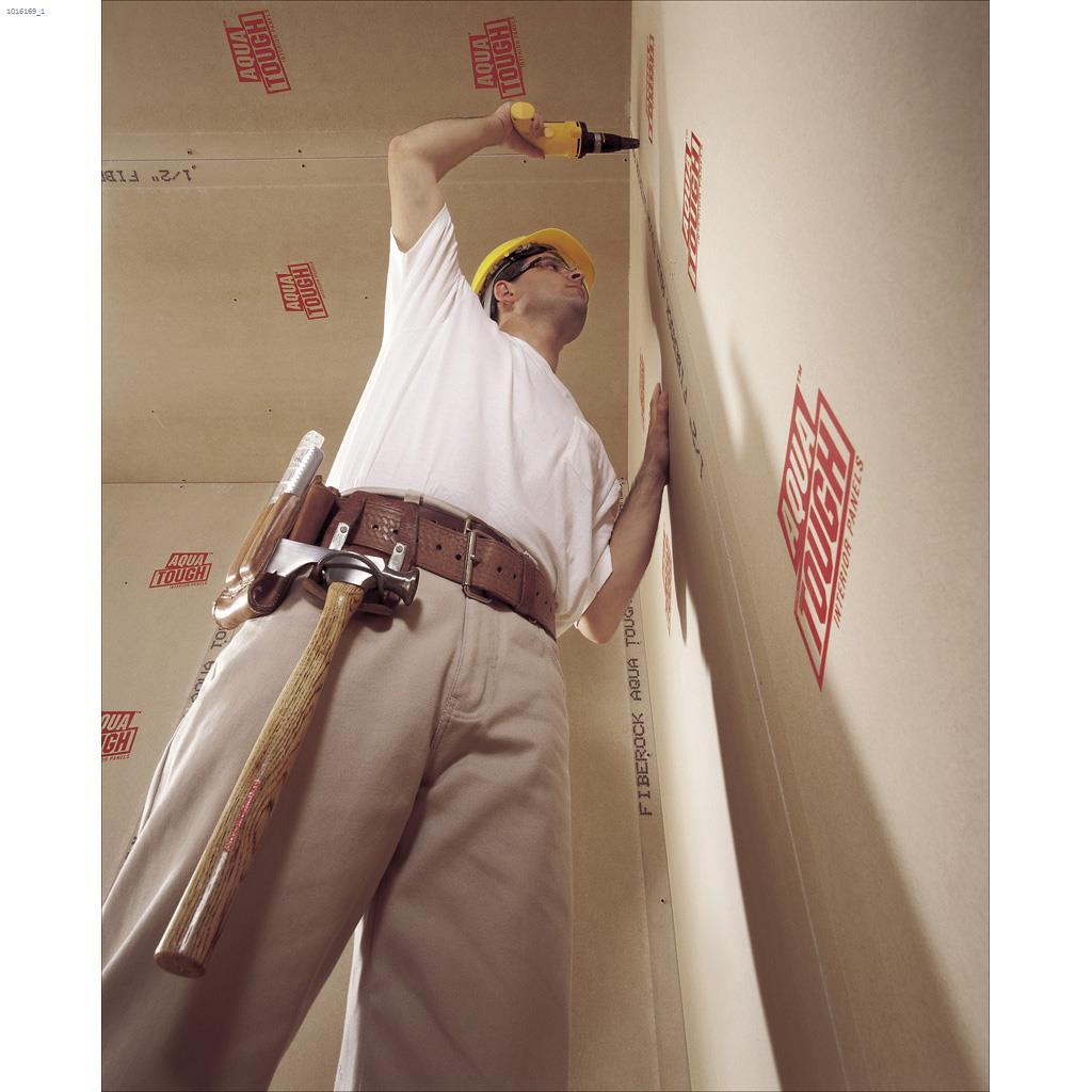 5/8" x 4' x 8' Fiberock Aqua-Tough Tile Backerboard