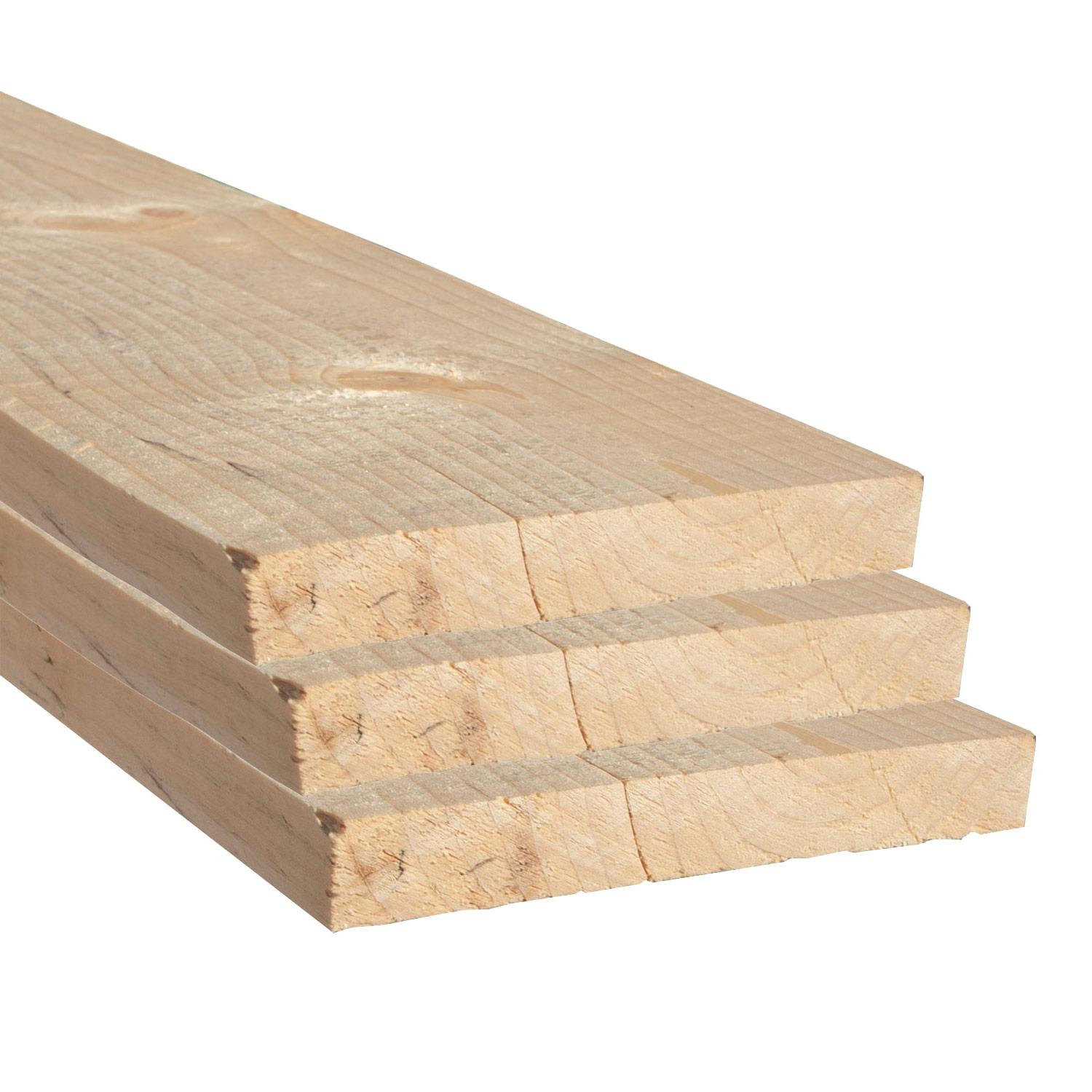 1" x 6" x 10' SPF Board