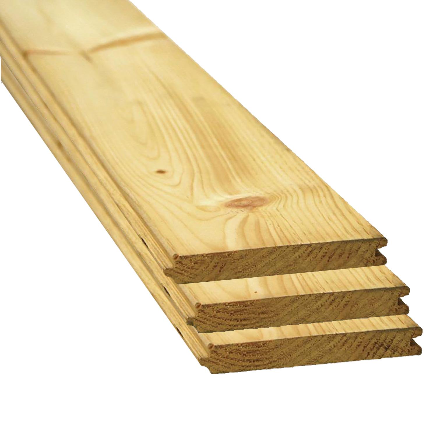 Planche Emboîtante en Épinette 1 x 6 x 12'