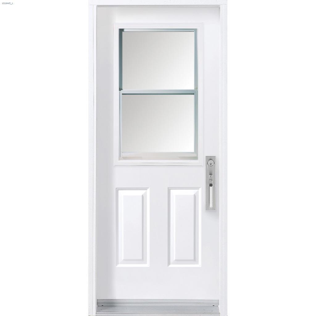 32" x 80" Vented Vinyl Clad Inswing Door 4-5/8"
