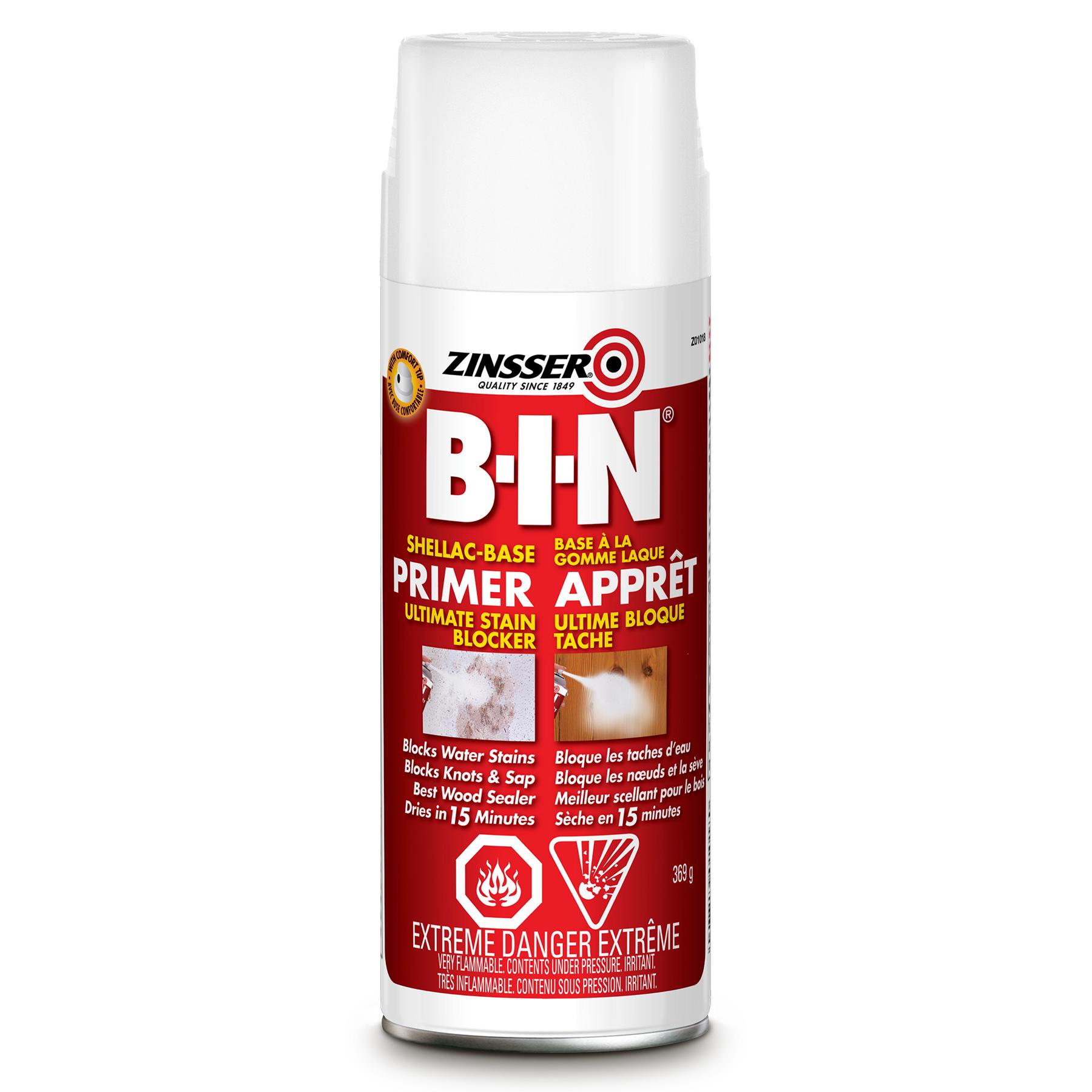 Zinsser BIN Shellac-Based Primer Sealer Aerosol 369g