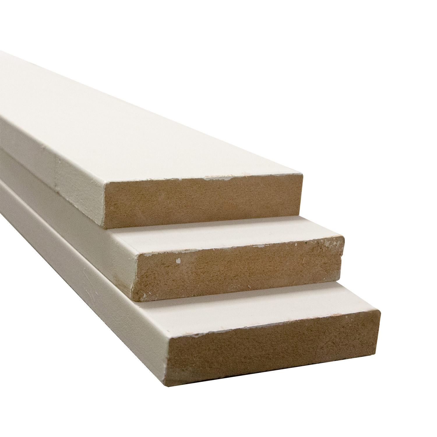 3/4" x 4" x 8' MDF Primed Board