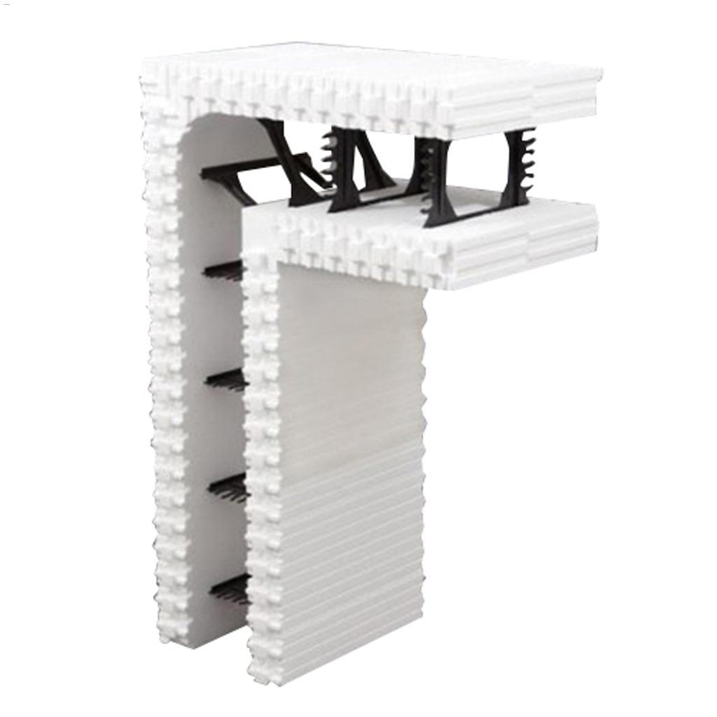 ICF 6" Reverible Plus Block 90 Degree Corner Form