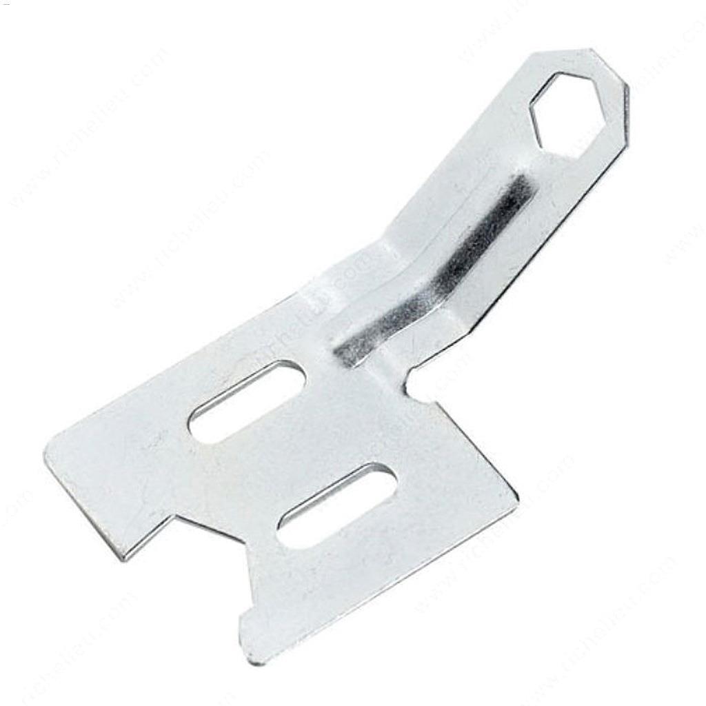 71 mm x 35 mm Zinc Plated A-Track Door Aligner