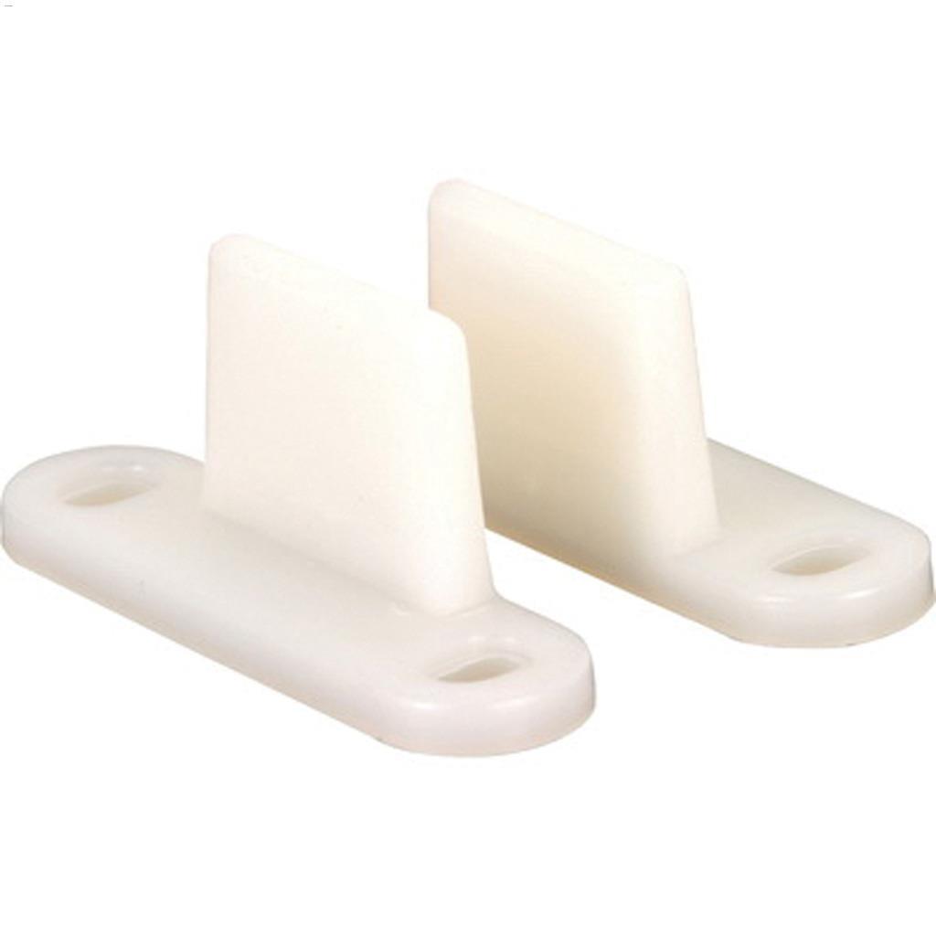 3/4" White Sliding Closet Door Guide