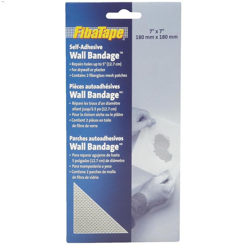 Drywall Repair Fiberglass Patch 2/Pack 7” x 7”