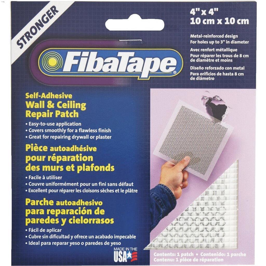 Drywall Repair FibaTape Metal  Patch 4" x 4"