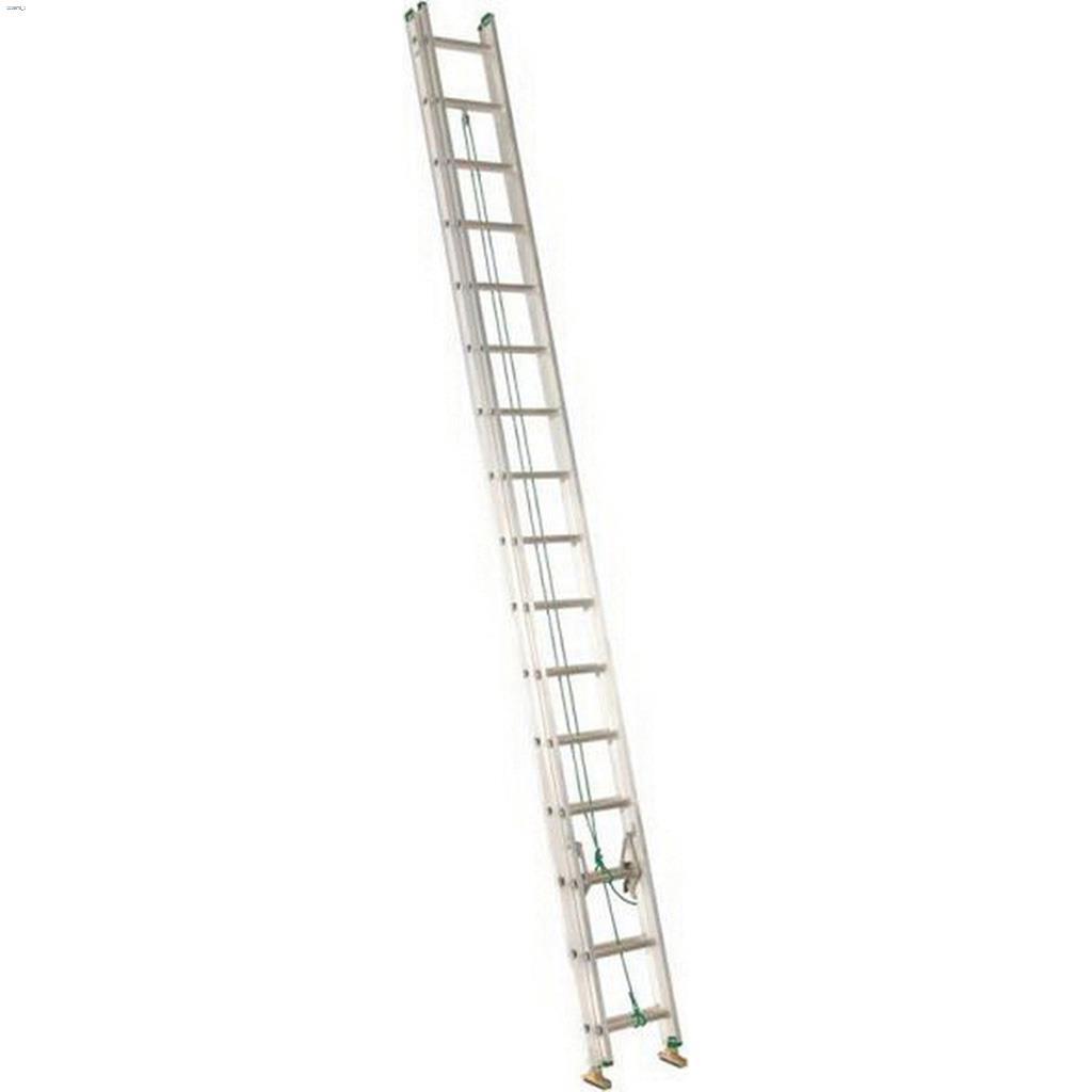 32' Aluminum Extension Ladder 225 Lbs Capacity-Grade 2