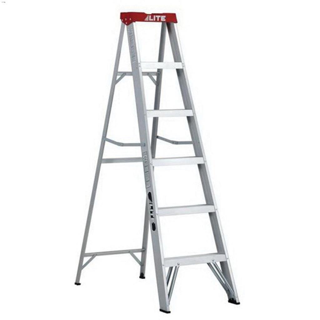 6' Aluminum Step Ladder 200 Lbs Capacity-Grade 3