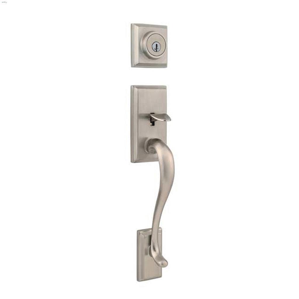 Hawthorne Grip Set Toluca Lever Satin Nickel
