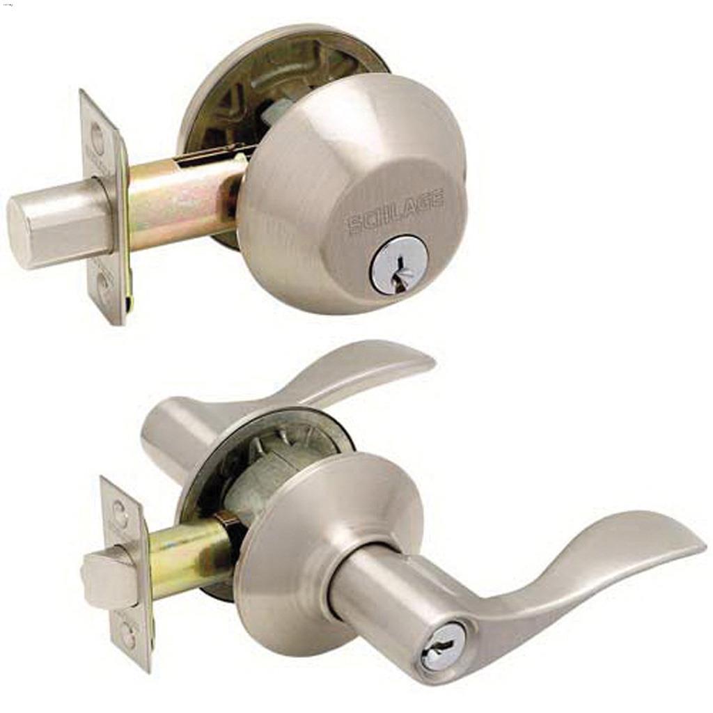 Accent Combo Lever Satin Nickel