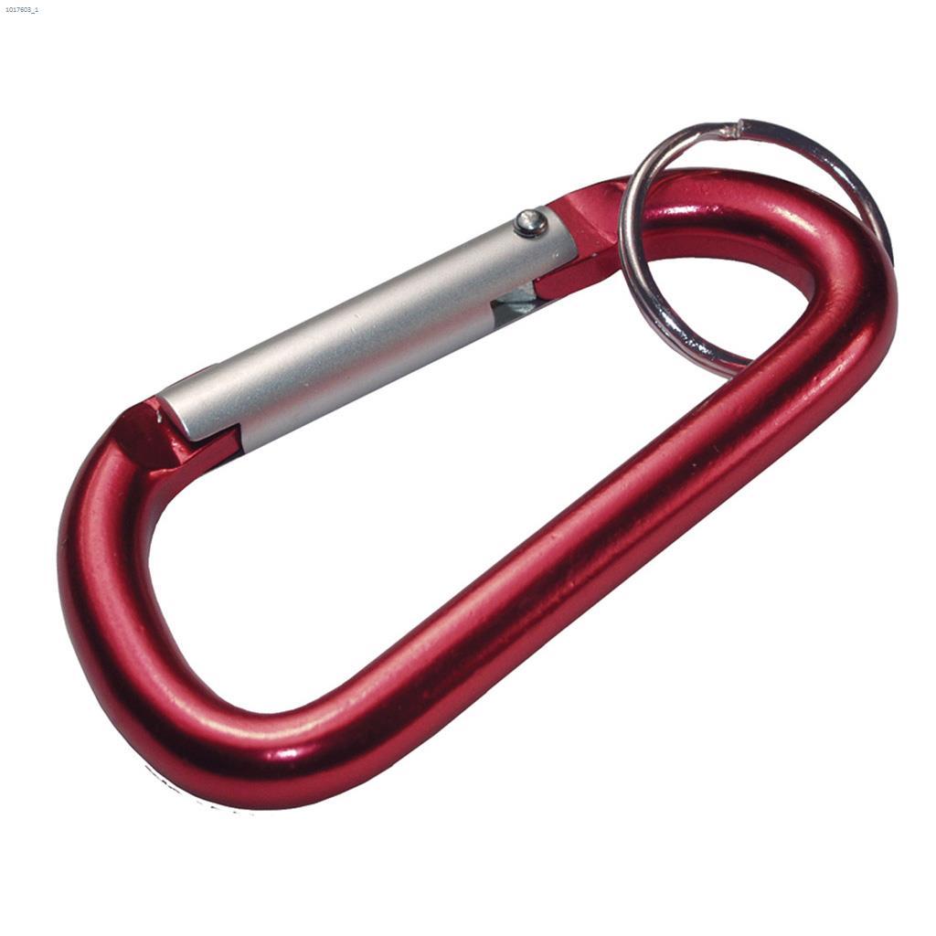 1" Key Ring With Carabiner Clip