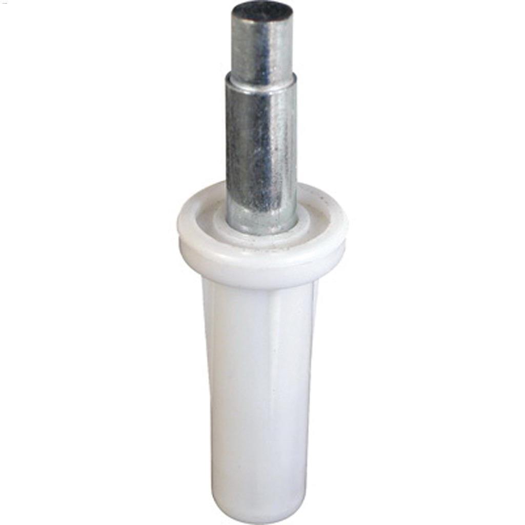 7/16" x 2-1/2" Zinc Plated Bi-Fold Closet Door Top Pivot