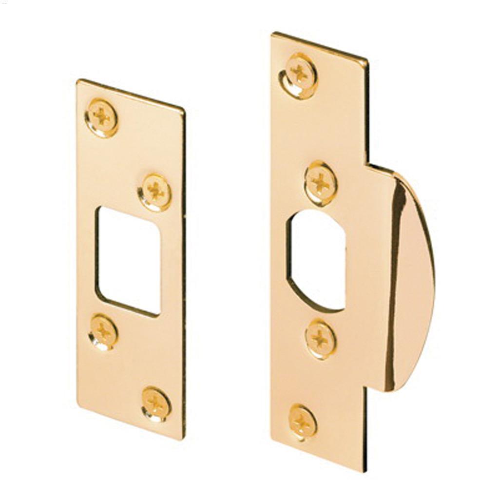 4-1/4" x 1-1/8" Brass Plated Security Strike Kit
