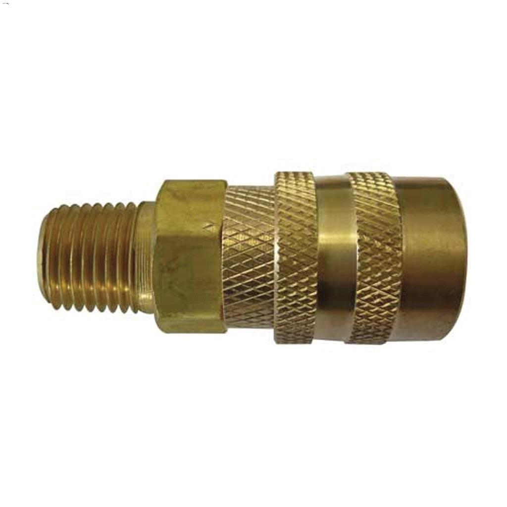 1/4" MNPT Steel Coupler