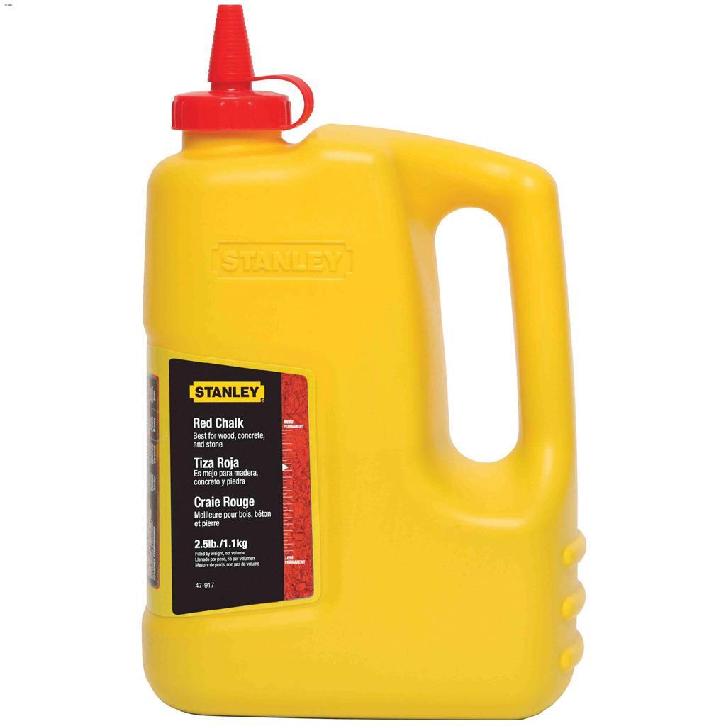 2.5 lb Red Permanent Chalk Line Refill
