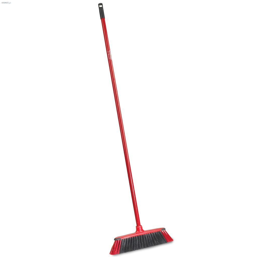 DuActiva Red/Black Bristle 2-In-1 Broom