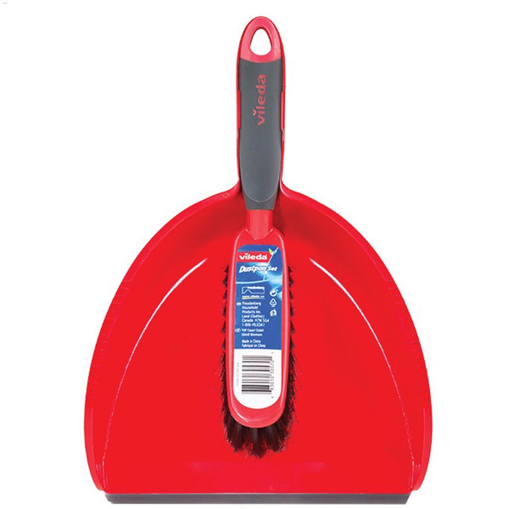 Power Fiber Red Dustpan Set