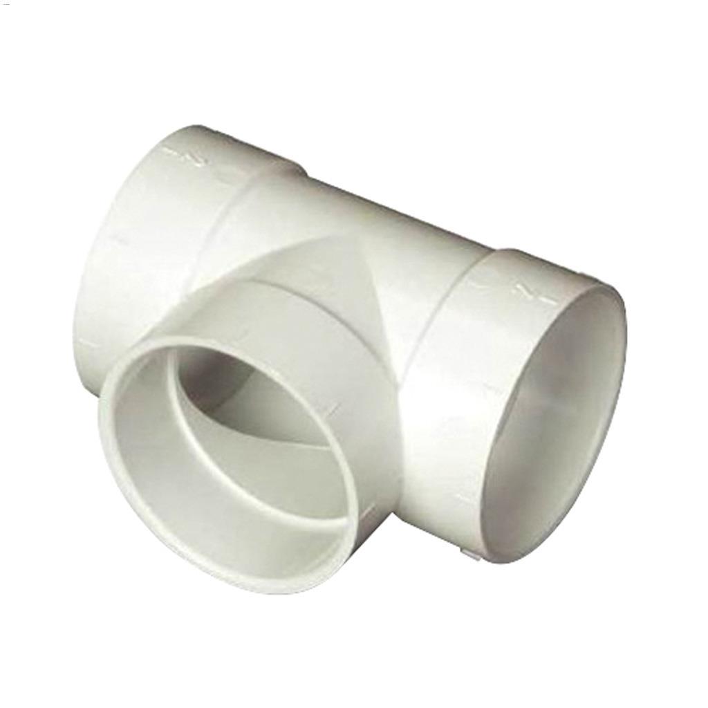 2" Central Vacuum White PVC Short Tee