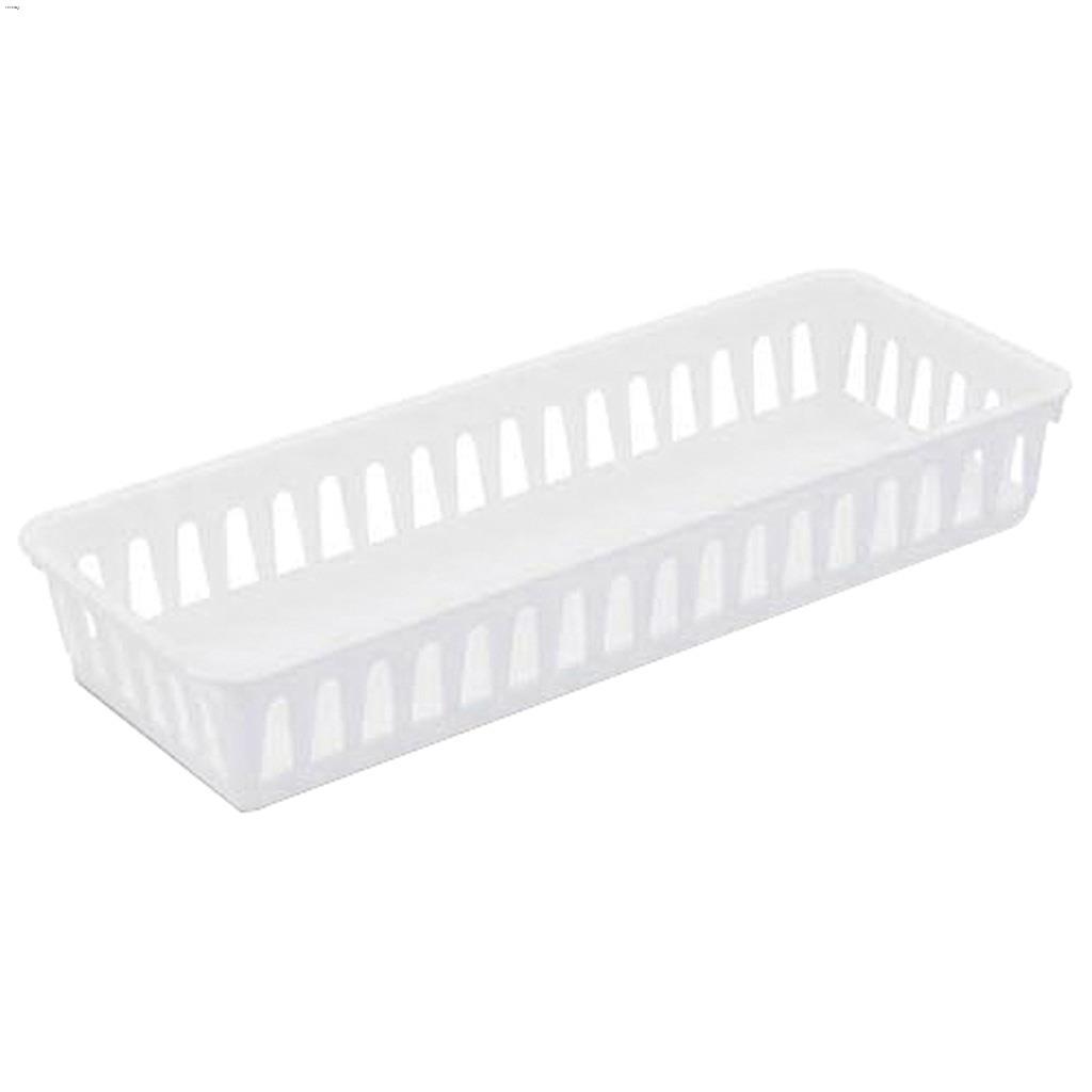White Slim Storage Tray