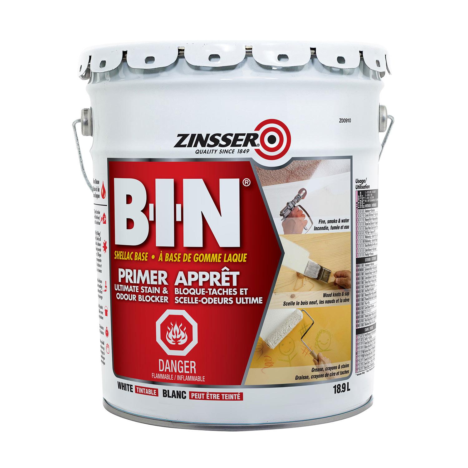 Zinsser BIN Shellac-Based Primer Sealer 18.9L