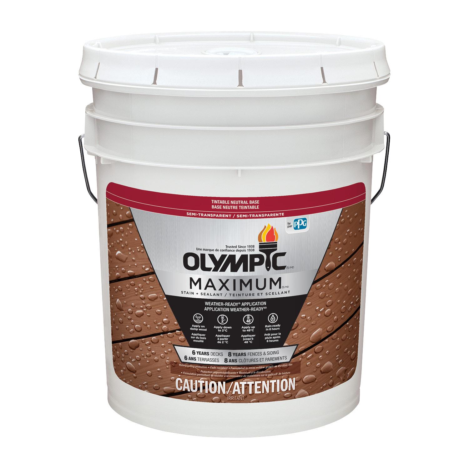 Olympic Maximum Waterproofing Sealant, Cedar Tone 18.9L