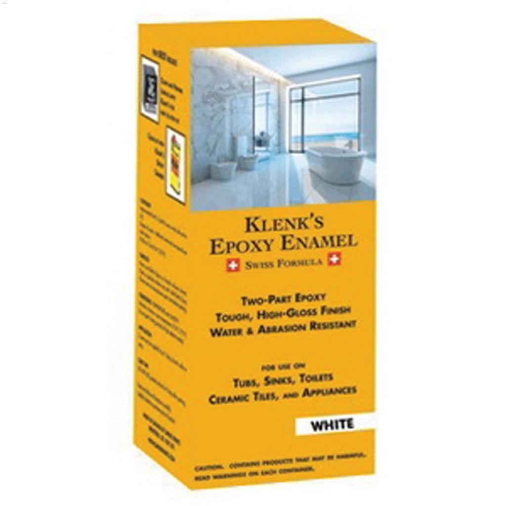 Klenk's 500 mL Gloss White Epoxy Enamel Paint