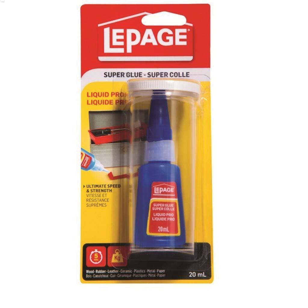 LePage 20 mL Colorless Super Glue Liquid Pro