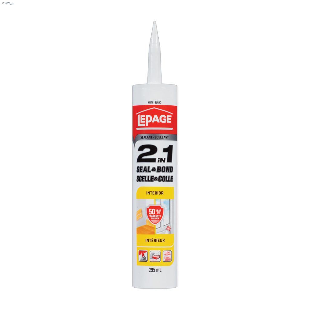 2-In-1 Seal & Bond Interior Acrylic Sealant, Wh 295ml