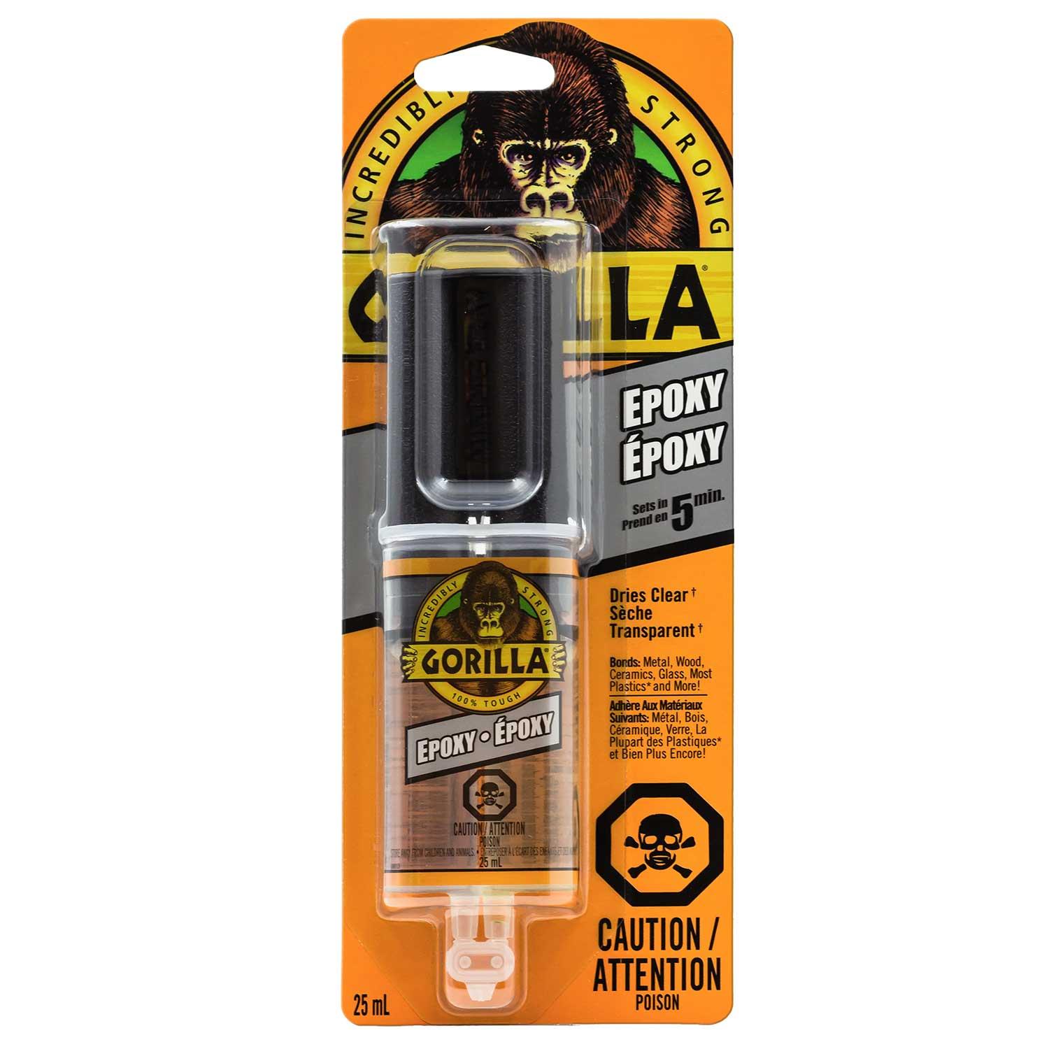 Gorilla Syringe Amber Epoxy, 0.85oz
