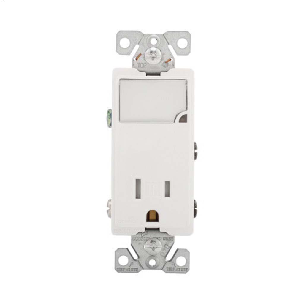 LED Night Light Combination Receotacle 15A 2P/3W