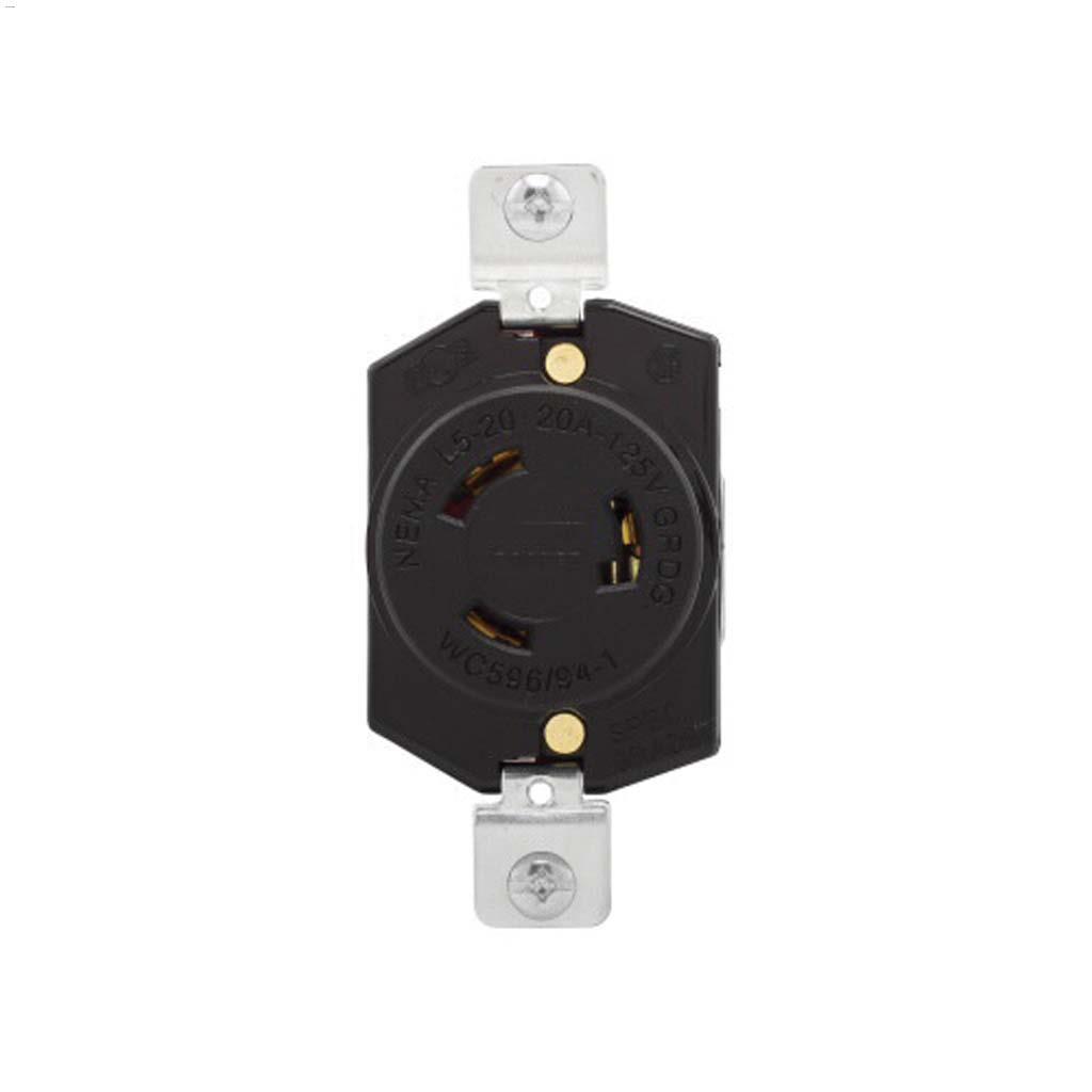 Locking Receptacle 20A 125V 2P/3W