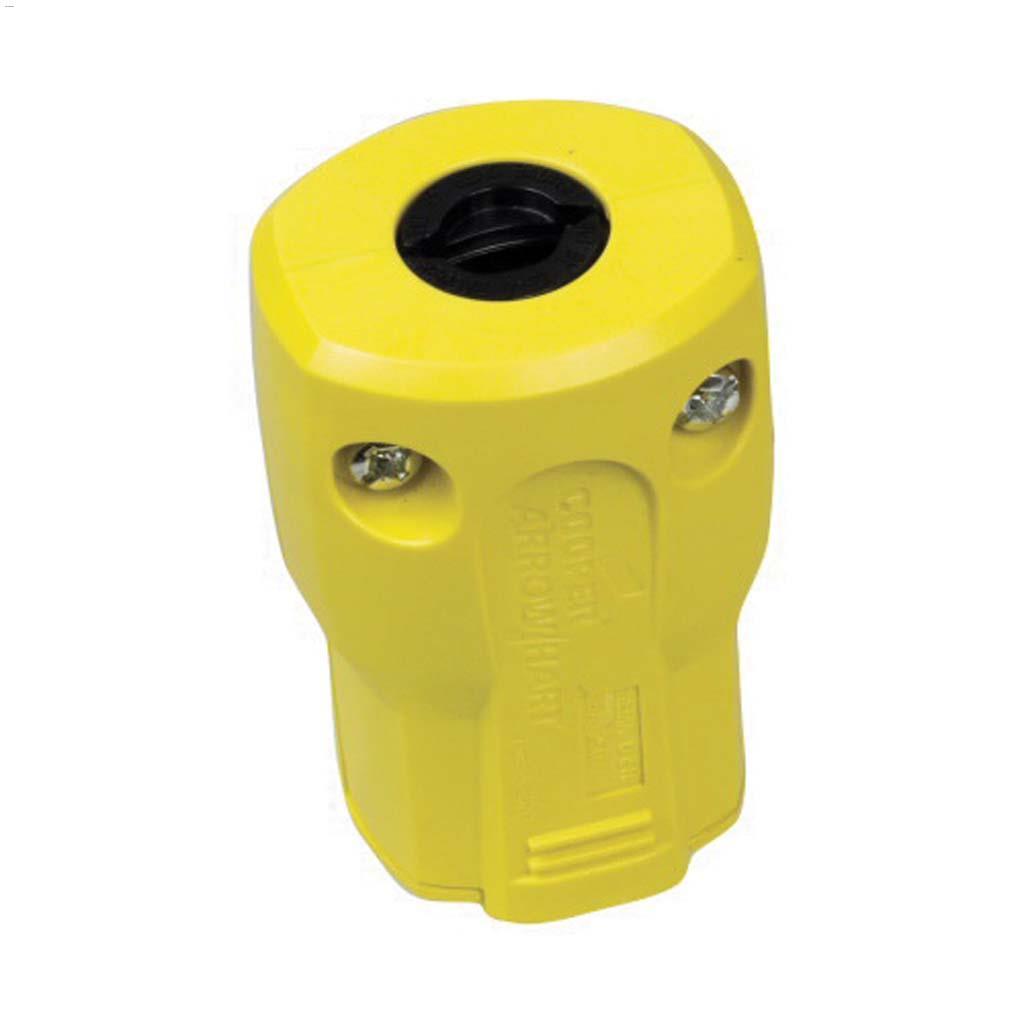 Nylon Yellow Connector 15A 125V 2P/3W