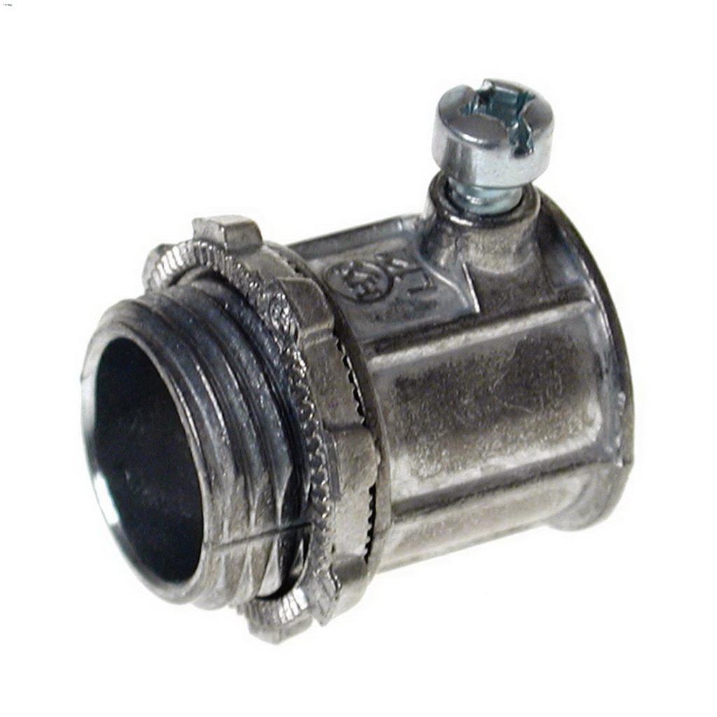 Raccord à vis EMT zingué 3/4"  - 4/paquet