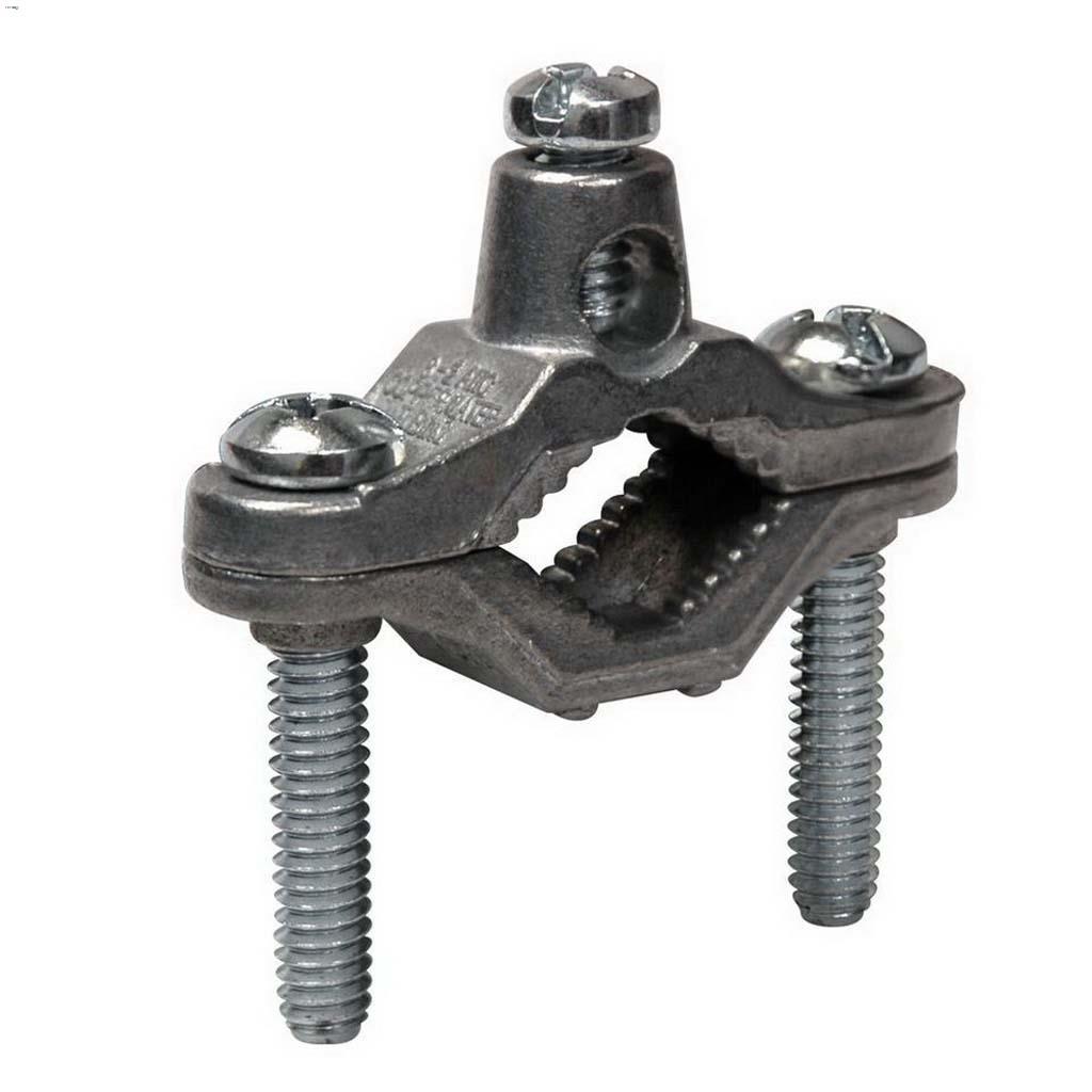 Pince mise à terre à vis en acier/laiton massif1/2" EMT à 1"