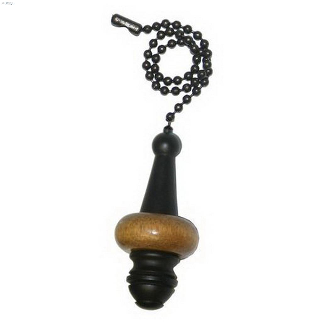 Elite 12" Oil Rubbed Bronze/Oak Pull Chain